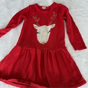 Gymboree reindeer dress/shirt size 6